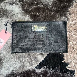 Juicy Couture Black Logo Clutch